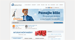 Desktop Screenshot of graitec.cz