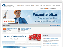 Tablet Screenshot of graitec.cz